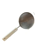 Vintage Ekco Handheld Strainer Sifter Bakelite White Handle. Fixed Price $9.00.