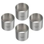 (pack Of 4)SUNRISE Kitchen Supply Plating Forms Stainless Steel Ring Mold Set.... Fixed Price $30.64.