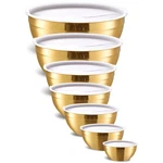 Onlycooker Gold Mixing Bowls With Airtight Lids,stainless Steel Bowl,salad. Fixed Price $74.99.