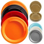 Plastic Disposable Plates -vibrant Solid Colors Luncheon Dinner Party 7" 9" 10". Fixed Price $24.98.
