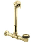 Kohler 7104-PB Iron Works Exposed Bath Drain For Above-the-floor, Polished Brass. Fixed Price $319.00.