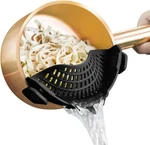 "clip Strainer Silicone For All Pots And Pans, Pasta Food ... Fixed Price $17.99.