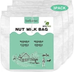 3 Pack 14"X14" Nut Milk Extra Large Reusable Food Strainers Bags For. Fixed Price $12.40.