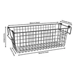 4 Pcs Stackable Iron Storage Baskets With Mesh Design For Organizing. Fixed Price $43.95.