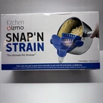 Snap N' Silicone Clip-on Strainer For Pots Pans And Bowls Heat Resistant. Fixed Price $21.99.