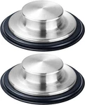 2PCS Kitchen Sink Stopper Stainless Steel, Large Wide Rim 3.35" Diameter -.... Fixed Price $13.87.