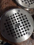 **lot Of 4**ZURN, ZN400-5B, 5" Round Drain, Polished, Nickle Bronze, Floor. Fixed Price $90.00.