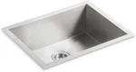 Kohler Vault 24" Undermount Single Basin Stainless Steel Kitchen Sink 3822-NA. Fixed Price $332.49.