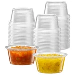 Elegant Disposables Oz - 200 Cups Clear Diposable Plastic Portion. Fixed Price $17.19.