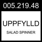 Ikea Uppfylld Salad Spinner White 005.219.48. Fixed Price $39.99.