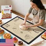 Silicone Baking Mat W/ 10 Recipes, Non-stick Pastry & Kneading Dough Pad. Fixed Price $47.98.