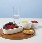 "daily Starters" Ceramic Corner Colander For Decorative Serving - A0107. Fixed Price $19.98.