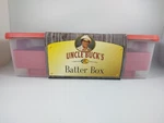 New Bass Pro Shops, Uncle Bucks Red Batter Box - Cooking, Fish Fry, Chicken. Fixed Price $25.00.