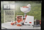 Weston Deluxe Electric Tomato Strainer White New. Fixed Price $169.99.