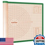Large Silicone Pastry Mat 36X24" Non-slip Baking Dough Rolling Sheet Measurement. Fixed Price $68.26.