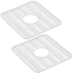 Sink Protector Mat Pack Plastic With Center Drain Cutout 11 X 12". Fixed Price $14.99.