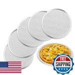 Pizza Pan Set Of 3PCS Aluminum Screen Metal Tray Oven Kitchen Baking. Fixed Price $45.77.