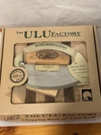 Ulu Factory Anchorage, Alaska, 6" Knife With Wood Chopping Block/bowl. Fixed Price $22.00.