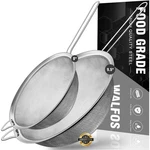 Large Fine Mesh Strainer 9.35" & 7.8", Stainless Steel Sieve With Sturdy. Fixed Price $35.47.