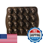 Nordic Ware Skull Bite Cakelet 2.5 Cups Bronze 94948. Fixed Price $48.24.