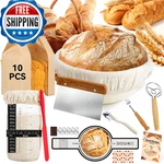 Wepsen Sourdough Starter KIT19PCS Banneton Bread Proofing Basket Glass. Fixed Price $43.11.