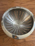 Oneida -11X6 Strainer 18/10 Stainless Steel With Feet. Fixed Price $6.00.