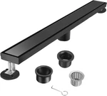 Bmvlffs 34" Linear Shower Drain Tile Insert Matte Black 304 Stainless. Fixed Price $79.00.