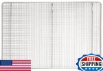 Winco Wire Sheet Pan Grate Cooling Rack Stainless Steel Full Size. Fixed Price $76.46.