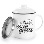 Ceramic Bacon Grease Container With Strainer, Cooking Oil Storage Can .... Fixed Price $19.95.