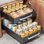 Arstpeoe Pull Out Cabinet ORGANIZER2- Pack, Dual Size (11.8" &11"W) Slide. Fixed Price $30.00.