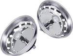 FAUC97333-2 Kitchen Sink Basket Pack Of 2, Chrome Plated Stainless Steel. Fixed Price $19.80.