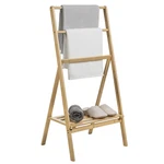 Mygift 3 Tier Standing Towel Rack For Bathroom Pool Outdoor Foldable Blanket. Fixed Price $127.00.