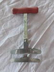 Vintage Foley Chopper Spring Loaded Blades Red Wood Handle PAT#2113085 Works. Fixed Price $21.99.