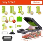 16-IN-1 Vegetable Fruit Kitchen Chopper Cutter Food Onion Veggie Dicer Slicer 1P. Fixed Price $16.99.