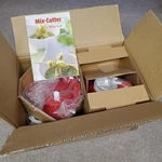 Genius 10 Piece 6 Cup Mix Slice Chop Set Red New (open Box). Fixed Price $20.00.