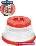 Tovolo Microwave Splatter Cover For Food, Small (candy Apple Red) - Collapsible. Fixed Price $14.98.