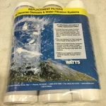 Watts Premier Replacement Water Filter For Under Sink 10". Fixed Price $21.79.