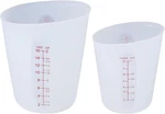 Pcs 250 ML/500 Silicone Measuring Cups, Reusable Mixing White. Fixed Price $12.83.