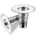 Mestream 2PCS Bathroom Sink Drain Strainers, 1" Small Conical Premium Silver. Fixed Price $12.19.