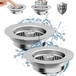 Ninjatiger Kitchen Sink Drain Strainer 2-PACK Stainless Steel SILVER-2PACK. Fixed Price $35.94.
