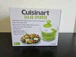 Cuisinart Salad Spinner- Wash, & Dry Greens, Fruits Vegetables, 3QT. Fixed Price $20.00.