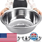 Nuogo 4 Pcs Stainless Steel Mixing Bowls Metal Extra Large Basin. Fixed Price $182.74.