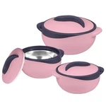 Pinnacle Insulated Casserole Dish With Lid 3 Pc. Set 2.6/1.5/1 Qt. Hot Pot Food. Fixed Price $79.47.