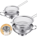 Boao 4 Pieces Stainless Steel Funnels With Fine Mesh Strainer, Household Kitchen. Fixed Price $37.69.