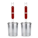 Tenta Kitchen 2 Pieces Micro-perforated Stainless Steel Pasta Strainer With H.... Fixed Price $28.13.
