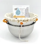 Kleynhuis Greek Yogurt Strainer Set: Stainless Steel Colander & Bowl With Org.... Fixed Price $76.27.