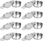 8 Pack Mesh Filter Strainers Bulk, 2.5 Inch Stainless Steel Loose Teas. Fixed Price $20.90.