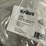 Kraus ST4 Versidrain With Flip Cap Kitchen Sink Strainer Stainless Steel. Fixed Price $9.00.