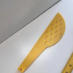 Vintage Yellow Plastic Half Moon Pasta Strainer Colander Kitchen Utensil Gadget. Fixed Price $9.47.