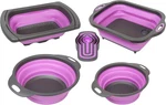 10 Pcs Collapsible Kitchen Silicone Over The Sink Strainer, Colander, Mixing Bow. Fixed Price $41.94.